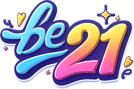 be 21 বেগুনি লোগো পরিচিতি